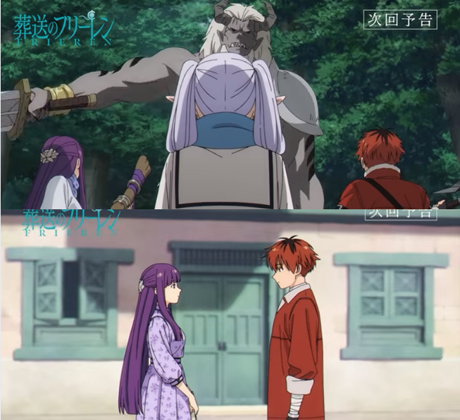 previa do 4 episódio da 2 temporada de frieren.