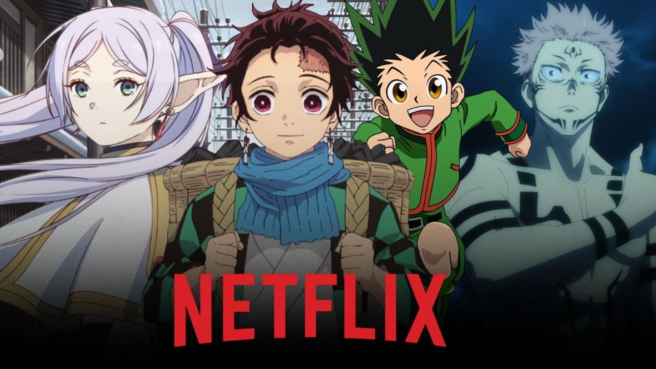 A Netflix destronou a Crunchyroll como a plataforma de streaming de animes mais usada nos EUA e em outros 6 países!